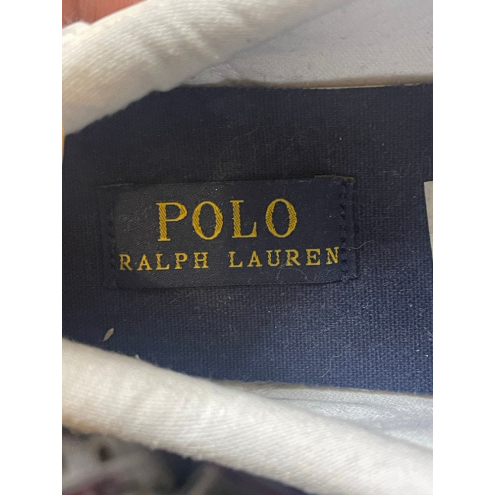 🏷️ Polo Ralph Lauren Boys Blue and White slip on Sneakers Size 1 - Picture 8 of 10